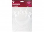 JUMBO HEART SHAPED CHOCOLATE MOULDS PACK OF 2