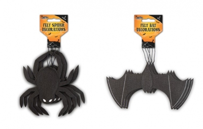 Halloween Hanging Felt Decoration 3 Pack