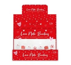 Valentine's Customisable Love Note Bunting 1.5m