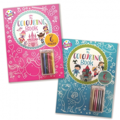 Colouring Book With Pencils (0 Vat)