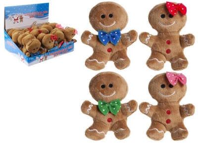 Mini Gingerbread Men Plush 4.5"