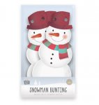 Wooden Snowman Bunting 2M