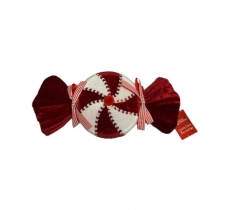 Candy Cane Sweet Dark Red 28cm