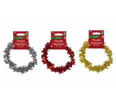 Christmas Tinsel Garland 7.5m