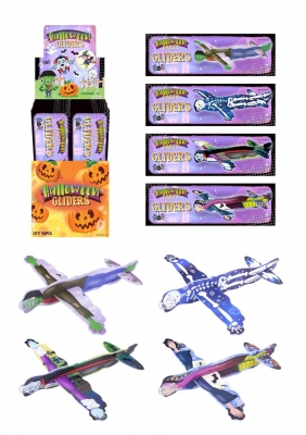 Halloween 17cm Gliders In Assorted Designs x 48