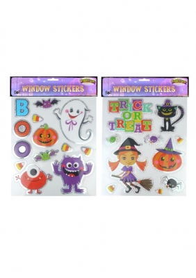 Halloween Window Stickers ( Assorted Designs )