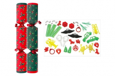 Christmas Crackers 10" x 50 Holly Cracker ( 35p Each )