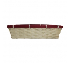 Christmas Natural Hamper Basket 29 x 42 x 10.5cm