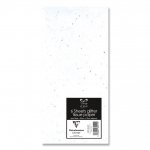 White Glitter Tissue Paper ( 6 Sheets )