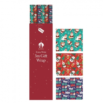 Christmas Extra Wide Kids Wrap 3m