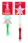 Light Up Tree/ Star Wand ( Assorted Designs )