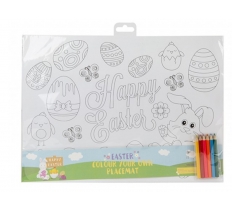 Colour Your Own Easter Placemats