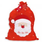 Deluxe Ho Ho Ho Santa Sack 50cm X 73cm ( Saho )