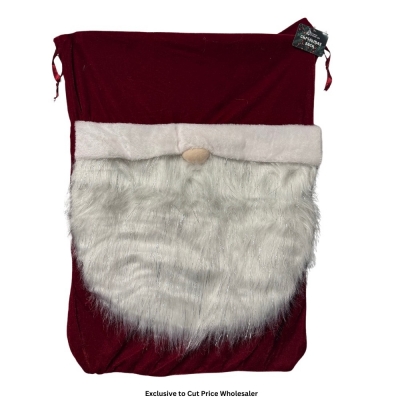 Red Gonk Velvet Santa Sack 50 x 70cm