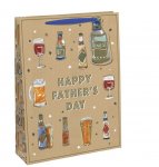 FATHER DAY BEER KRAFT MEDIUM BAG