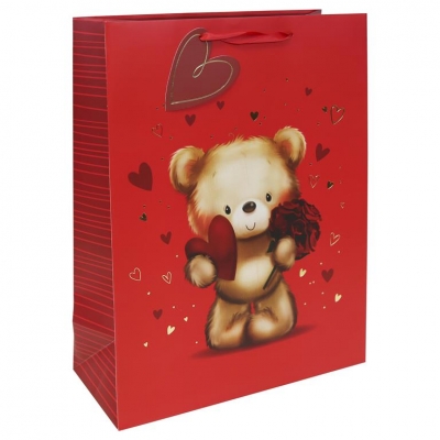 Valentine's Day Cute Bear Xl Bag