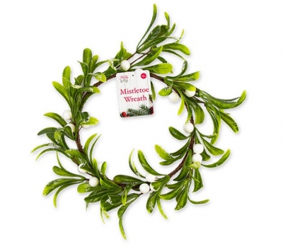 Mistletoe Wreath 25cm