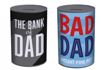 Best Dad Money Tin ( Assorted Designs )