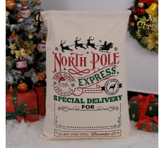 Christmas North Pole Express Santa Sack 75 x 45cm