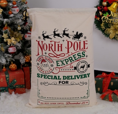 Christmas North Pole Express Santa Sack 75 x 45cm