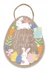 Happy Easter Hanging Plaque 27.5cm x 22cm