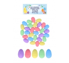 Small Foam Easter Egg Craft Kit 30pcs (3cm x 2cm)