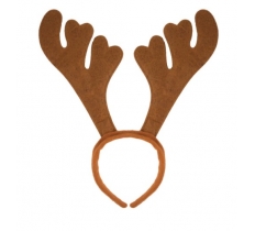 Reindeer Antler Headband (Brown)