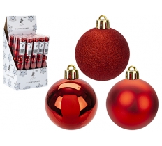 8 PACK OF 5CM BAUBLES