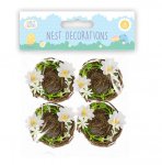 Easter Nest Decorations 4 Pack