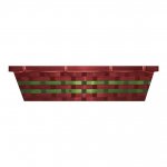 Christmas Red & Green Hamper Basket 29 x 42 x 10.5cm