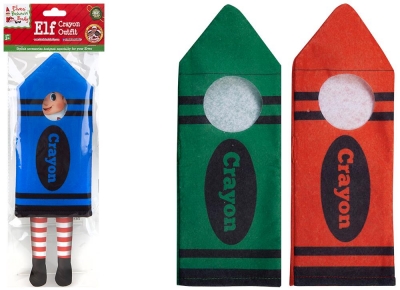 Elf Crayon Outfit 3 Assorted