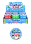 Christmas Slime Tubs 7cm x 2cm ( Assorted Colours )