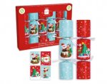 Santa & Friend Crackers 6" 6 Pack