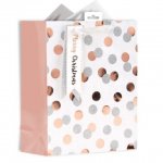 Christmas Metallic Spots Large Gift Bag