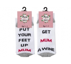 1 Pair Of Mum Socks