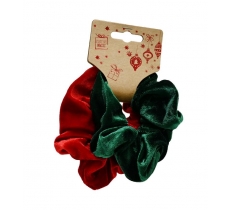 Hair Scrunchie 2Pk Velvet