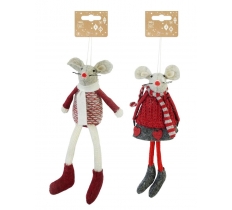 Knitted Mouse Dangly Legs ( Assorted Design )