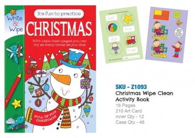 Christmas Wipe & Clean Book (ZERO VAT)