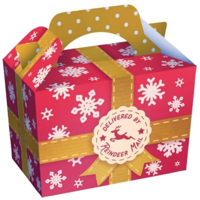 Reindeer Mail Food Box 15 x 10 x 10cm