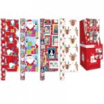 Christmas 4M Gift Wrap Santa & Friends 4 Design