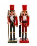 Christmas Wooden Nutcracker Ornament Medium 40CM