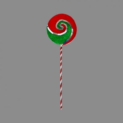 Lollipop Decoration Red/green 12 x 38cm