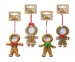 Ornament Gingerbread Man Photo Frame