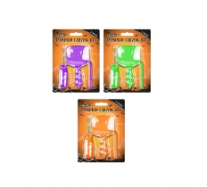 Halloween Pumpkin Carving Kit Tool Set 3 Pack