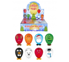 Christmas Charcater Balloon Heads x 240 ( 11p Each )