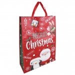 Christmas Fragile Present Jumbo PP Woven ( Merry Christmas )