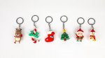 Christmas Keyring With Pendent Mix