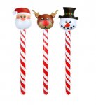 Inflatable Christmas Stick 3 Assorted Designs (118cm)