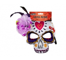 Printed Sugar Skull Mask