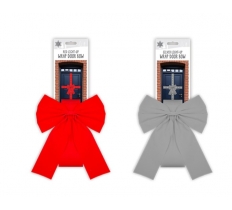 Light Up Velvet Wrap Door Bow